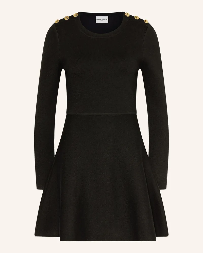 Claudie Pierlot Strickkleid schwarz Schwarz