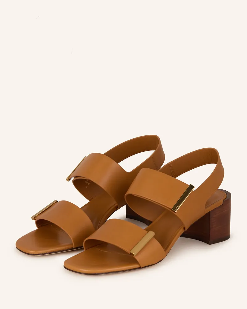 TOD'S Sandaletten braun Cognac