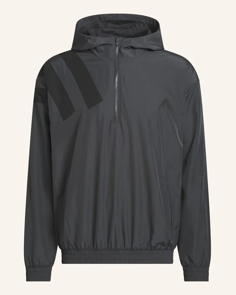 adidas ANTHONY EDWARDS ANORAK PULLOVER Grau