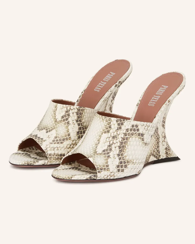 Paris Texas Wedges NINA Ecru