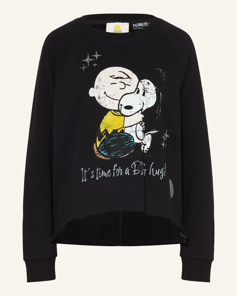 Princess goes Hollywood Sweatshirt Mit Schmucksteinen schwarz Schwarz