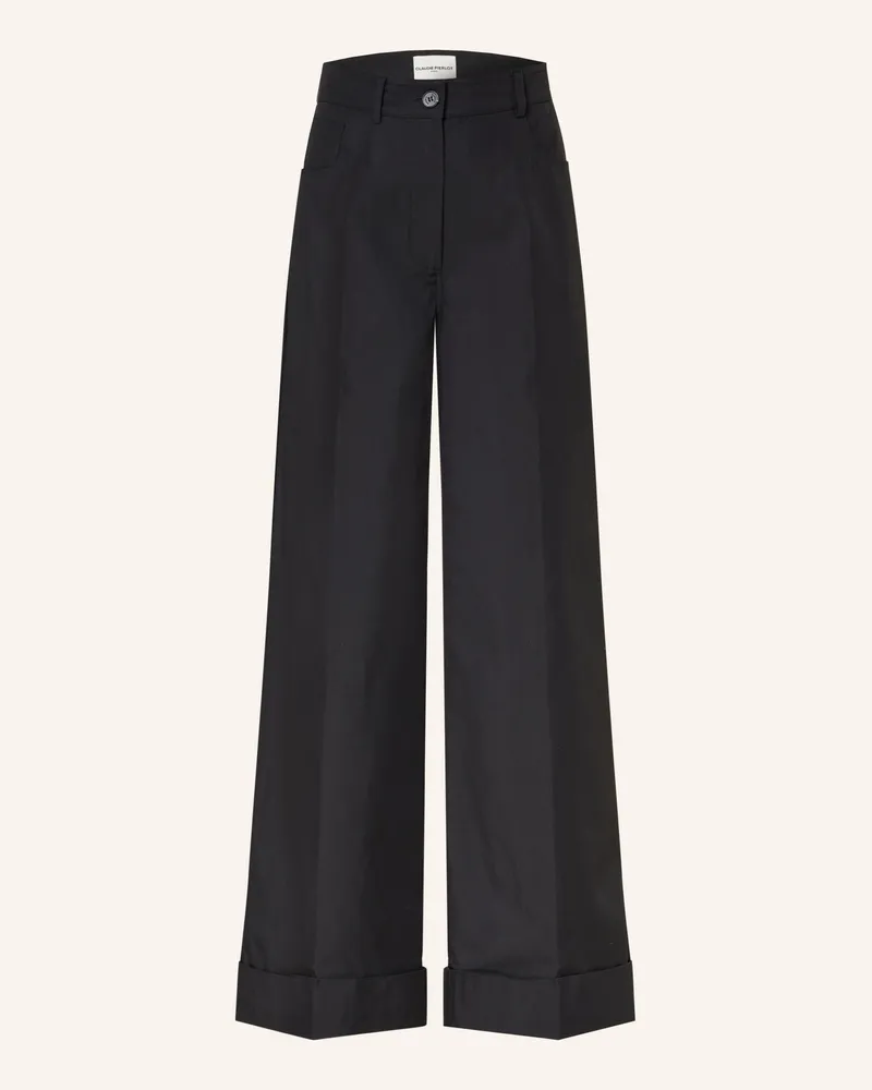 Claudie Pierlot Marlenehose blau Dunkelblau