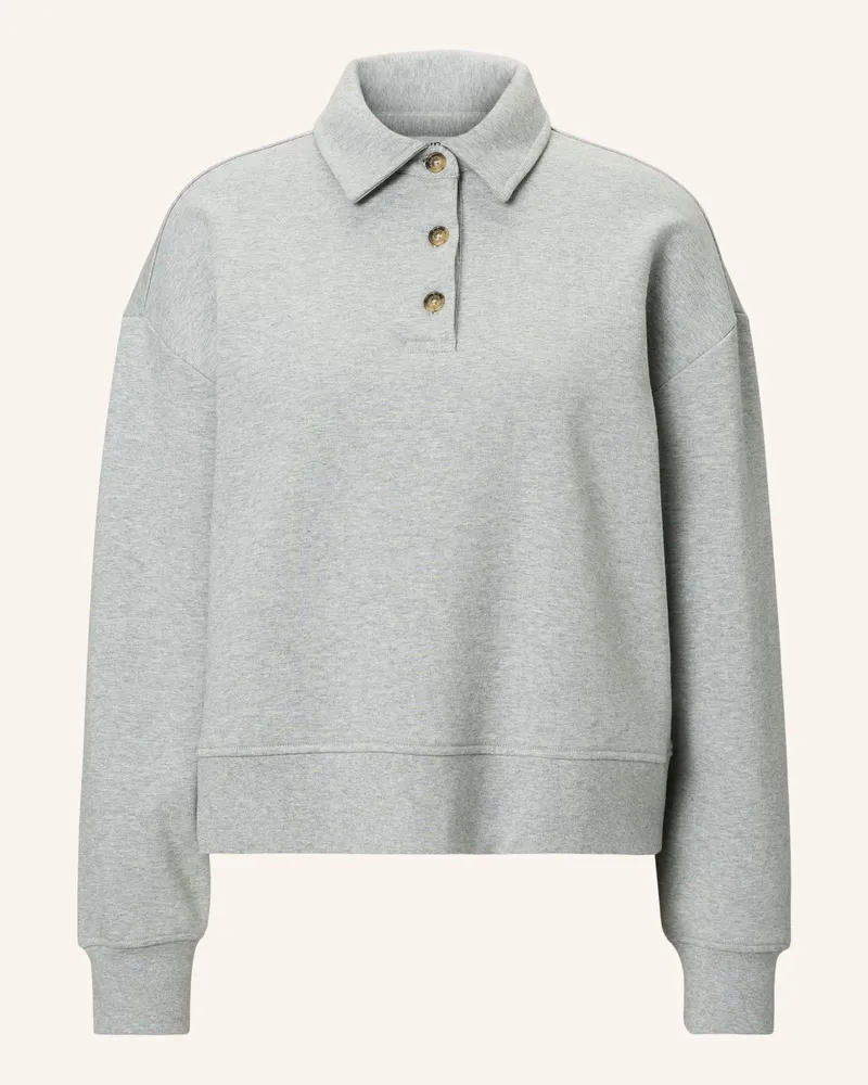 Marc O'Polo Polo-Sweatshirt Hellgrau