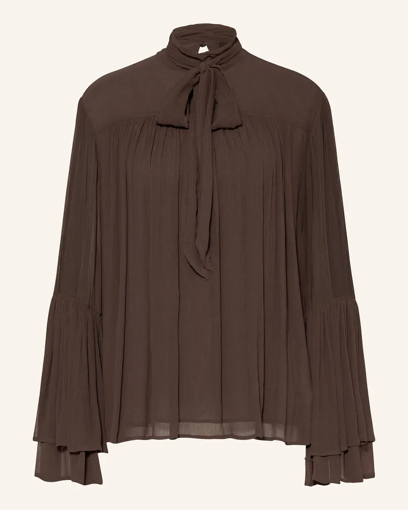 Riani Schluppenbluse Braun