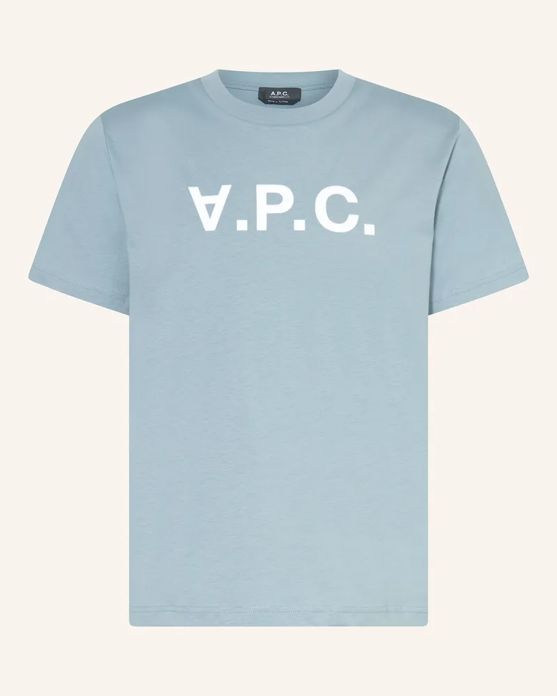 A.P.C. T-Shirt Standard Grand VPC Blaugrau