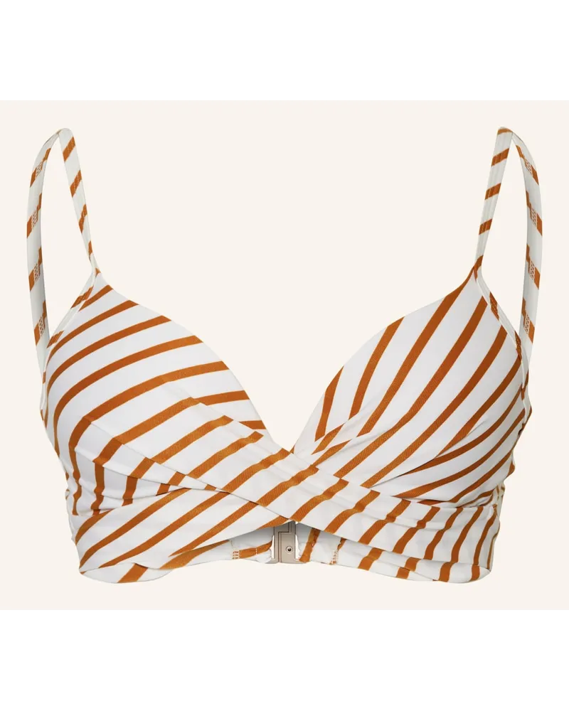 Beachlife Bügel-Bikini-Top SPICE STRIPE Weiss