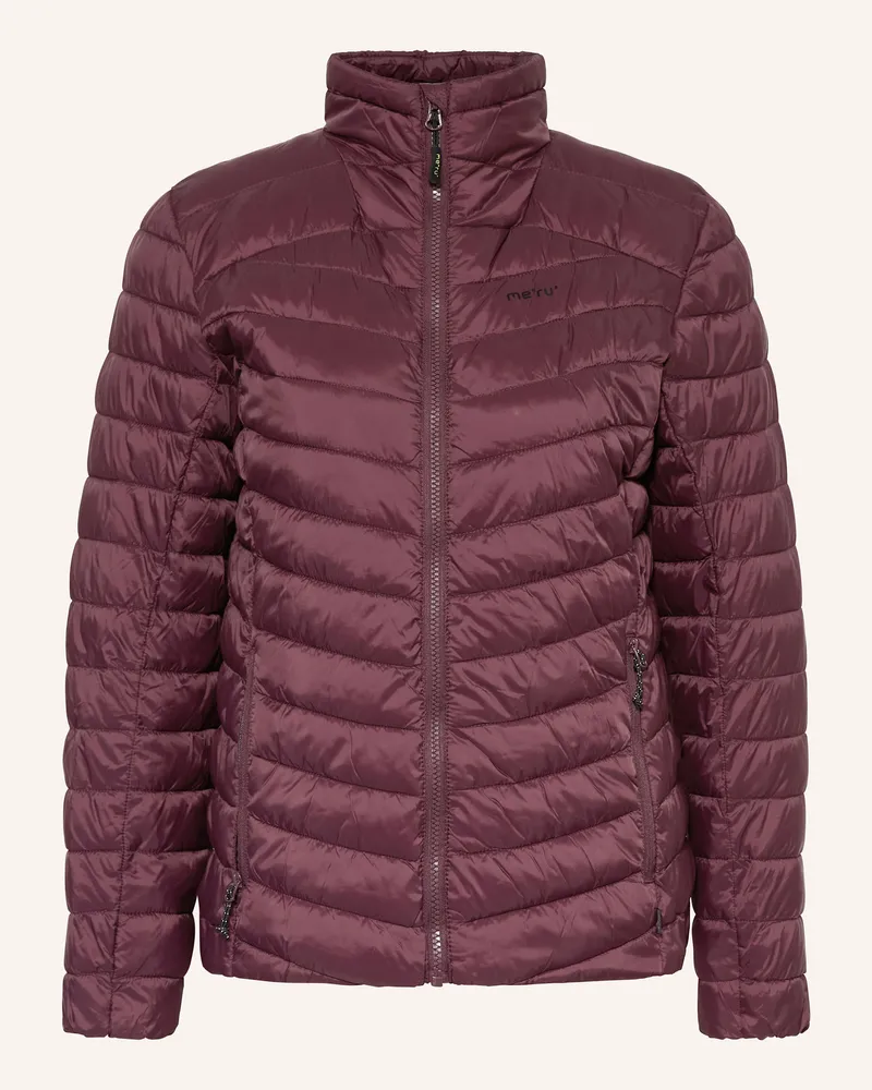 me°ru' Steppjacke WESTON 2.0 Dunkelrot