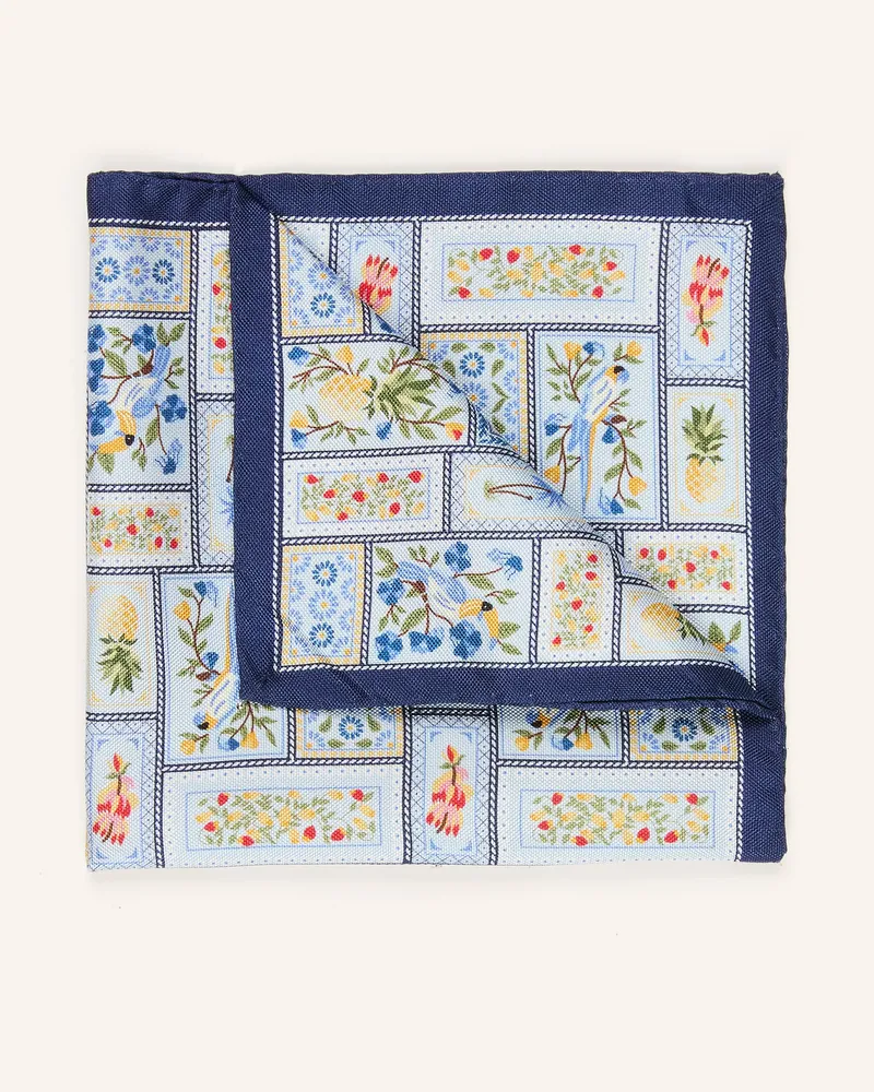 Eton Einstecktuch blau Dunkelblau