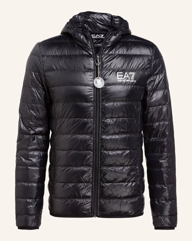 EA7 Lightweight-Daunenjacke Schwarz