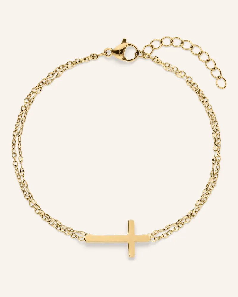 S.Oliver Armband  Aus  Edelstahl gold Gold