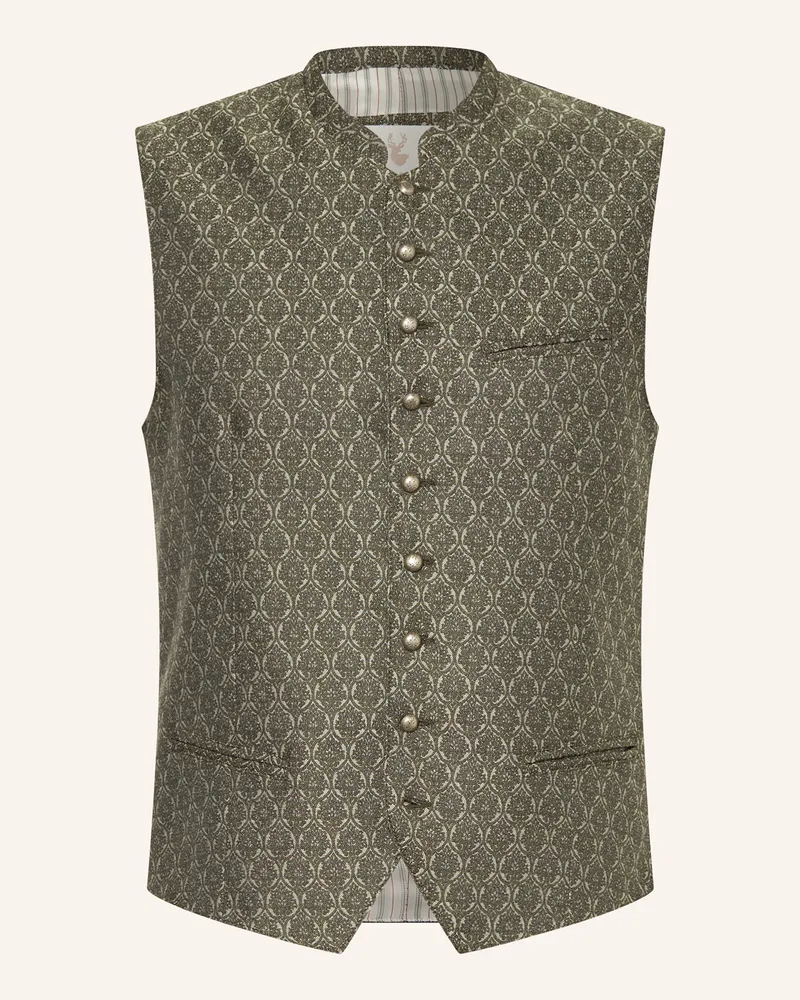 Johann & Johanna Trachtenweste Slim Fit Grün