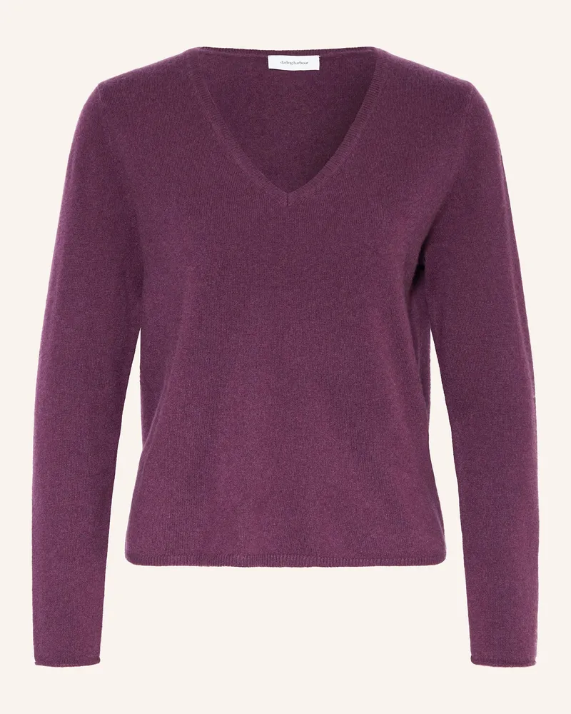 Darling Harbour Cashmere-Pullover Pflaume