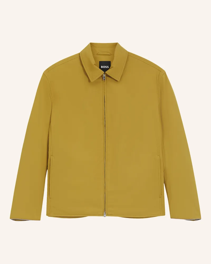 HUGO BOSS Casual Jacke C-Cerig Regular Fit gold Gold
