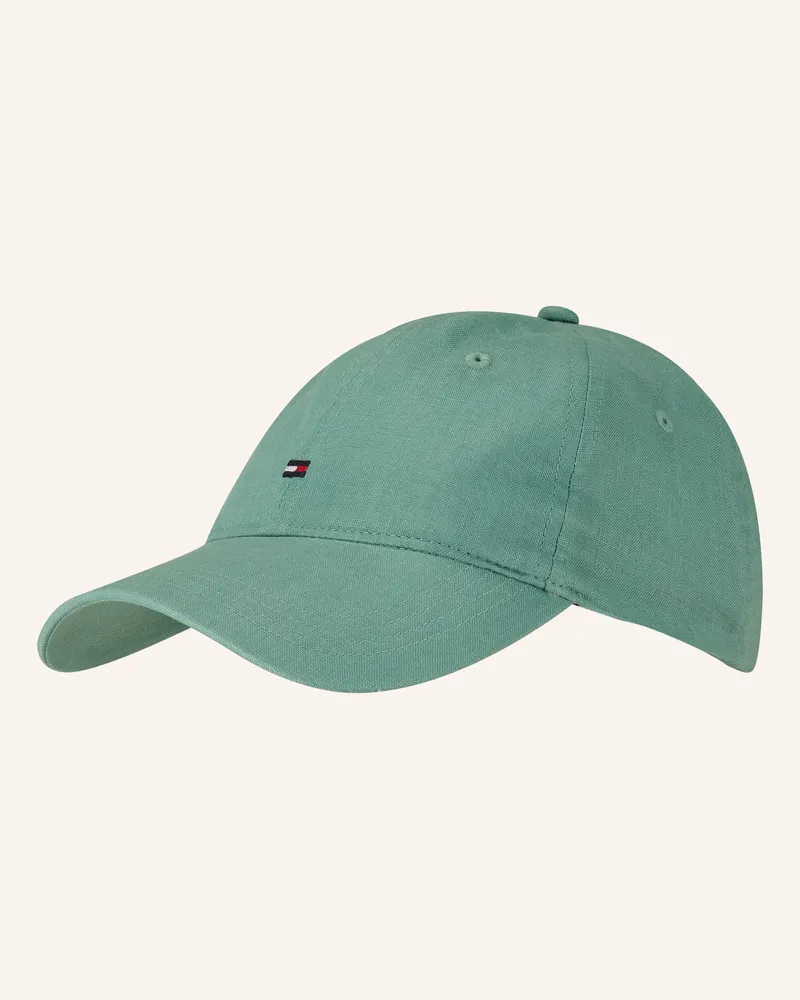 Tommy Hilfiger Leinen-Cap gruen Hellgrün