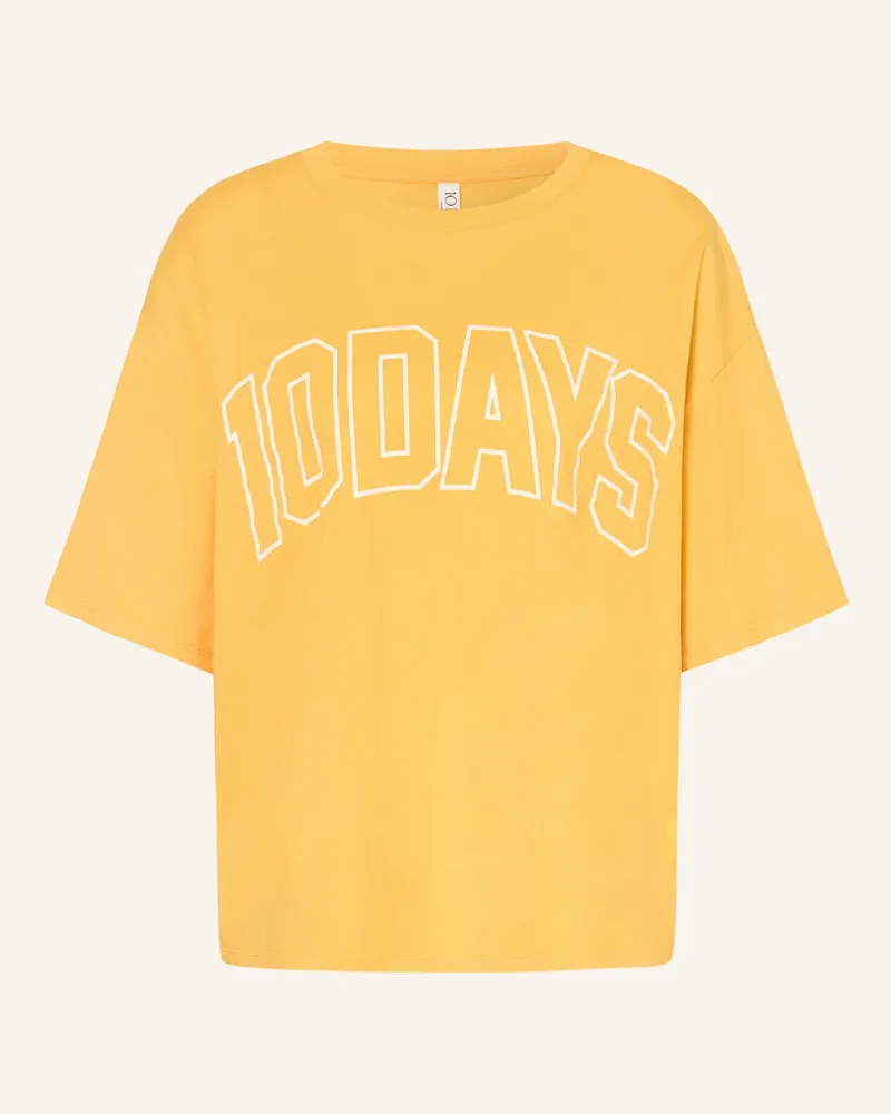 10Days T-Shirt orange Gelb