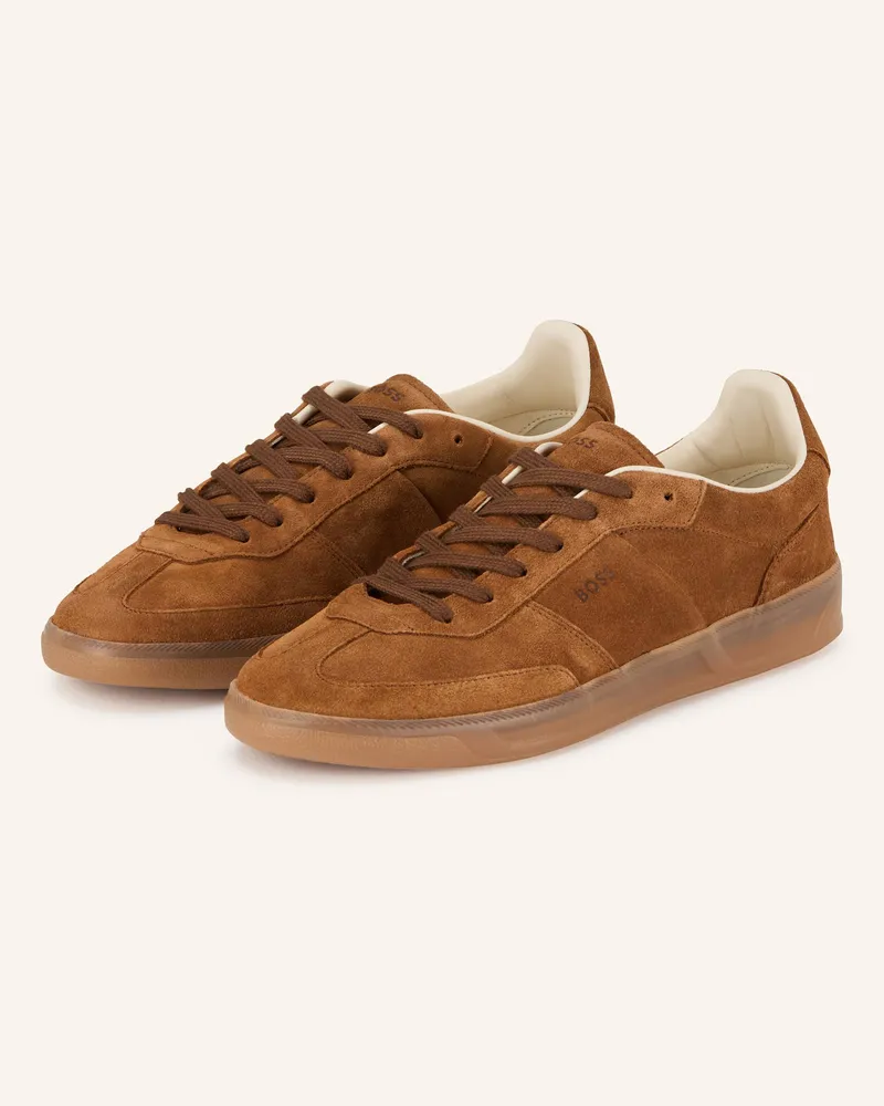 HUGO BOSS Sneaker Brenta braun Cognac