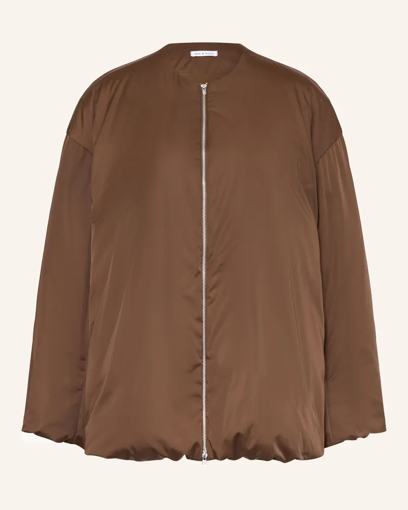 Mrs & HUGS Daunenjacke Dunkelbraun