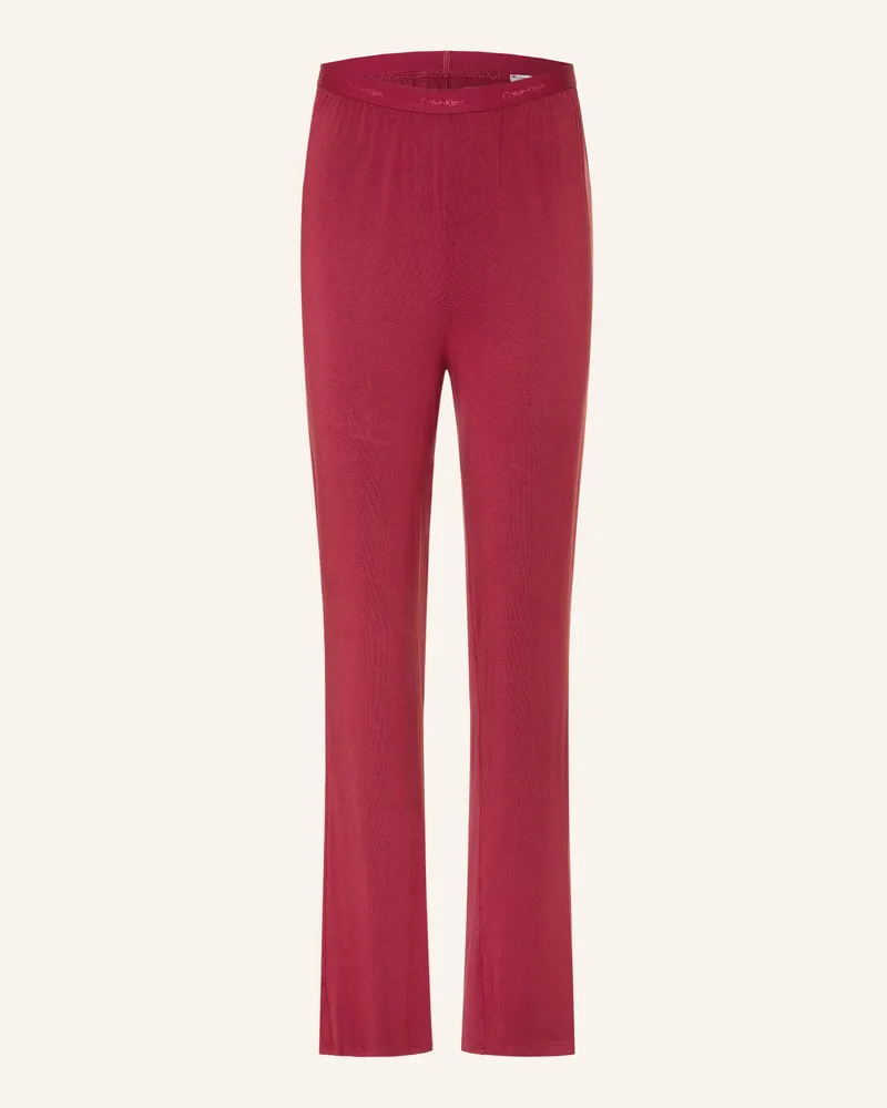 Calvin Klein Schlafhose Ultra Soft Modal rot Dunkelrot