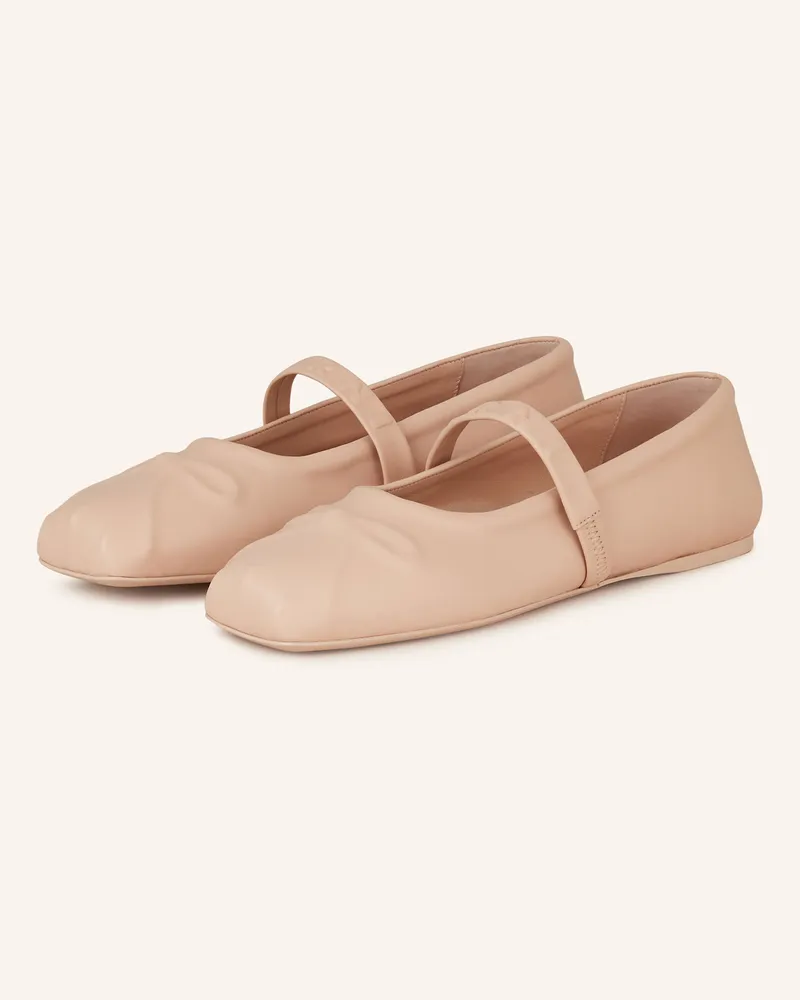 Marni Mary-Jane-Ballerinas Hellrosa