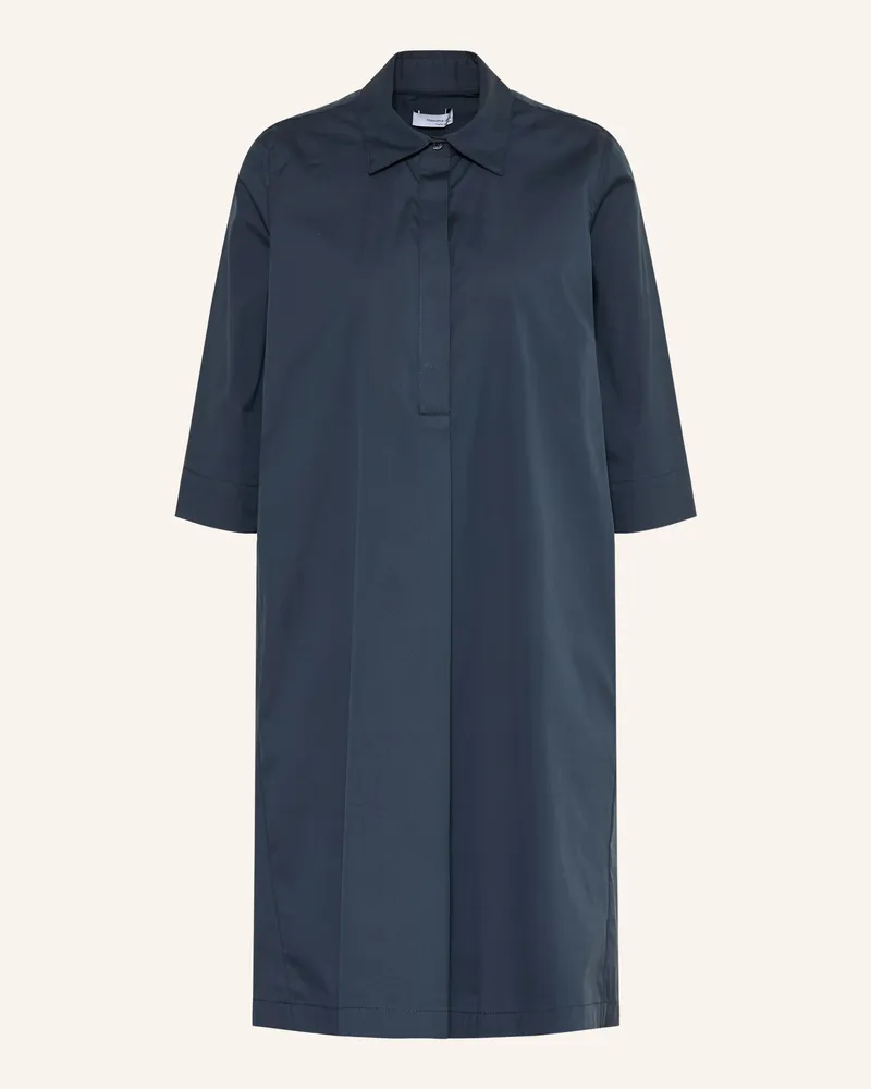 Rossana Diva Hemdblusenkleid Mit 3/4-Arm blau Dunkelblau