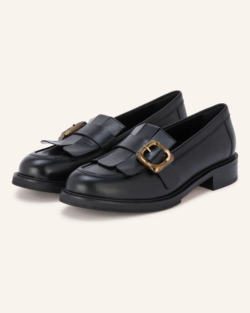 Pertini Loafer schwarz Schwarz