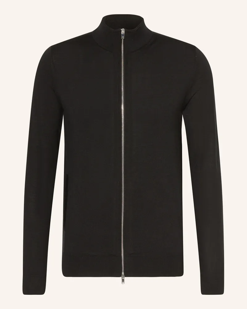 Reiss Strickjacke HAMPSHIRE Schwarz