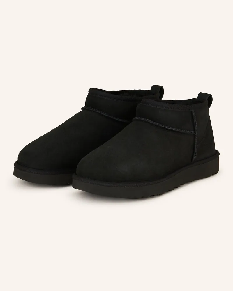UGG Boots Classic Ultra Mini schwarz Schwarz