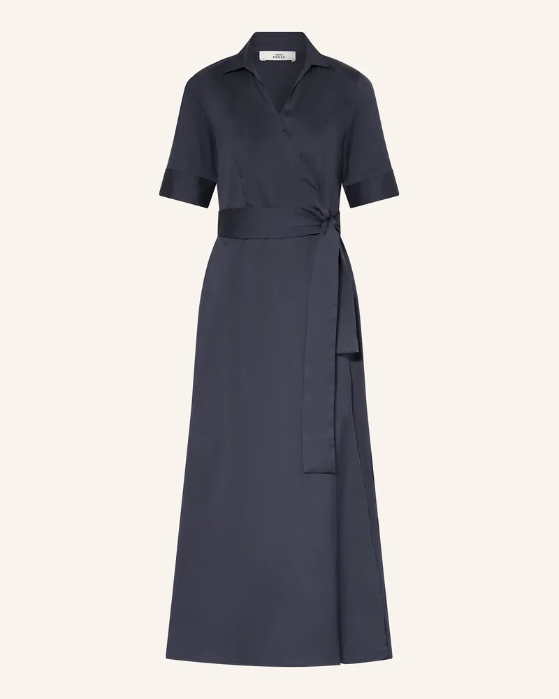 0039 Italy Wickelkleid SVENJA Dunkelblau