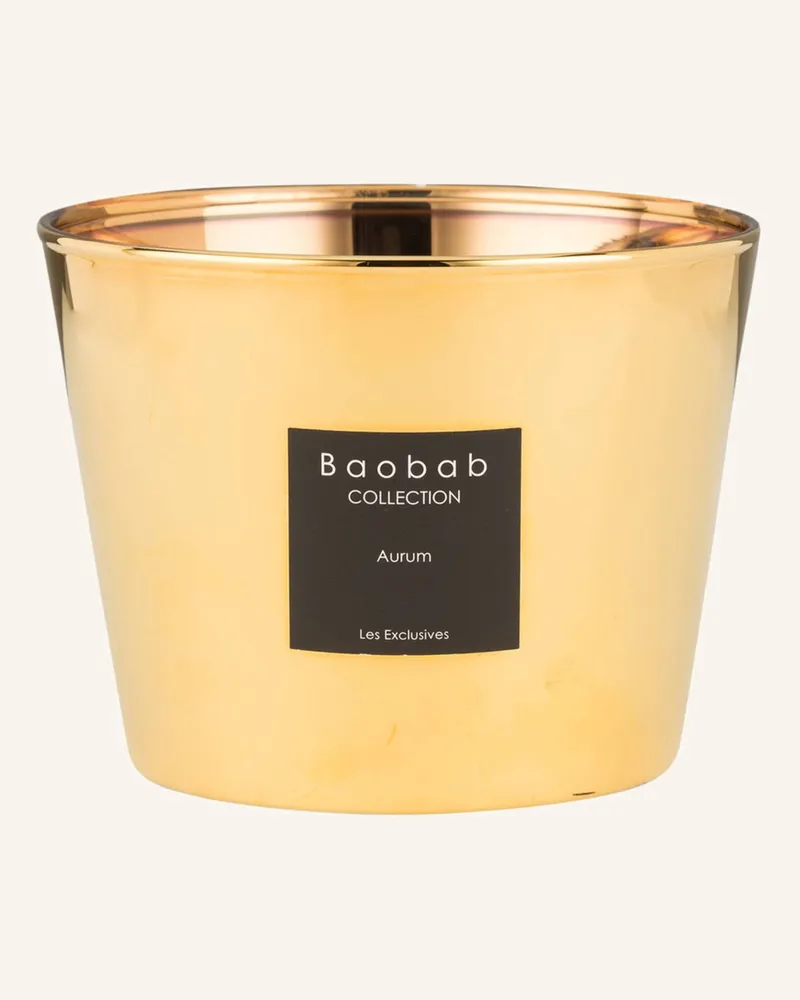 Baobab Collection Duftkerze Aurum gold Gold