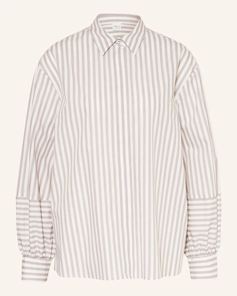 Eterna Hemdbluse mit Glitzergarn Weiss