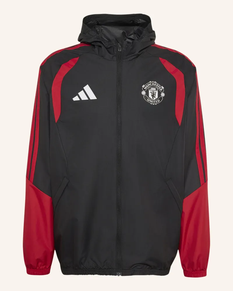 adidas Manchester United 26/27 Tiro Allwetter-Jacke schwarz Schwarz