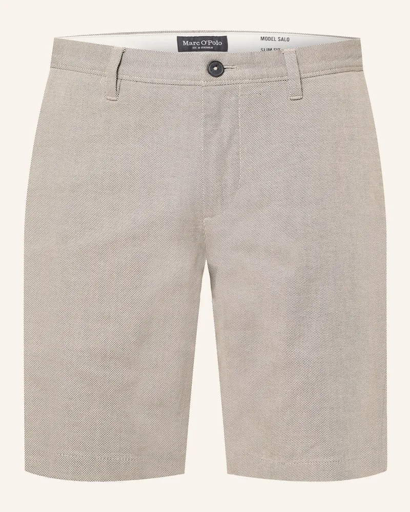 Marc O'Polo Shorts Salo grau Schwarz