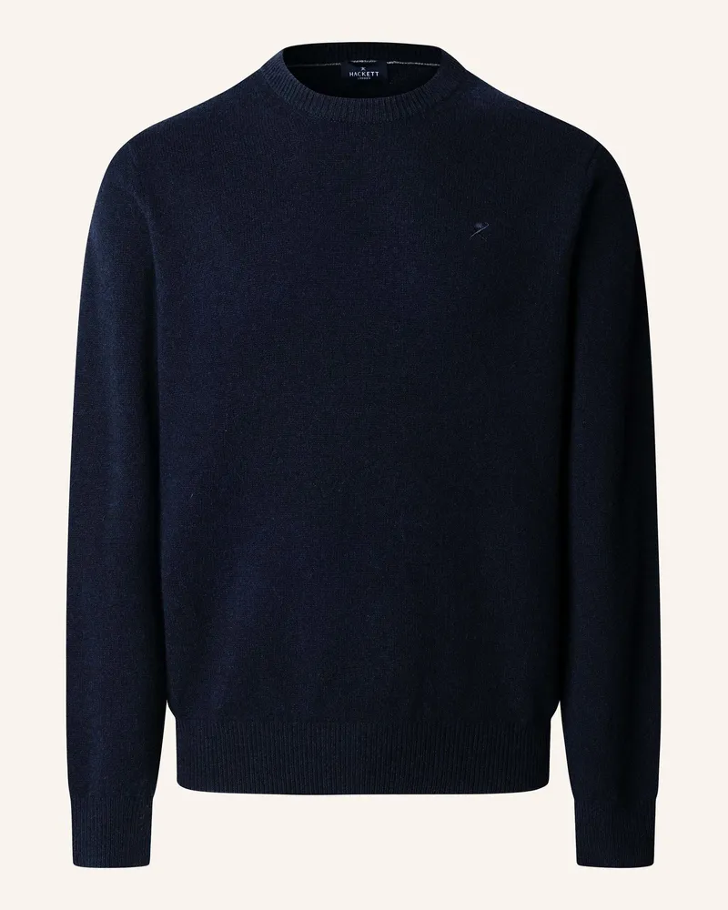 Hackett Pullover Lambswool Crew blau Blau
