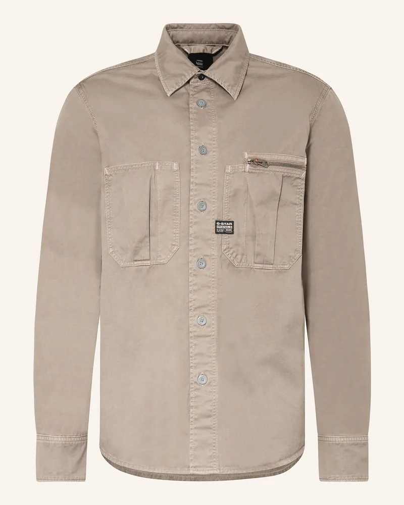 G-STAR RAW Overshirt Taupe