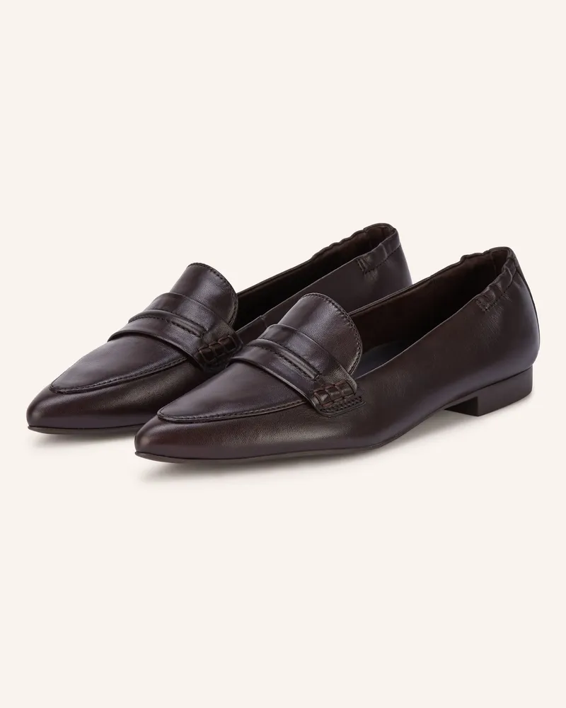 paul green Loafer braun Dunkelbraun