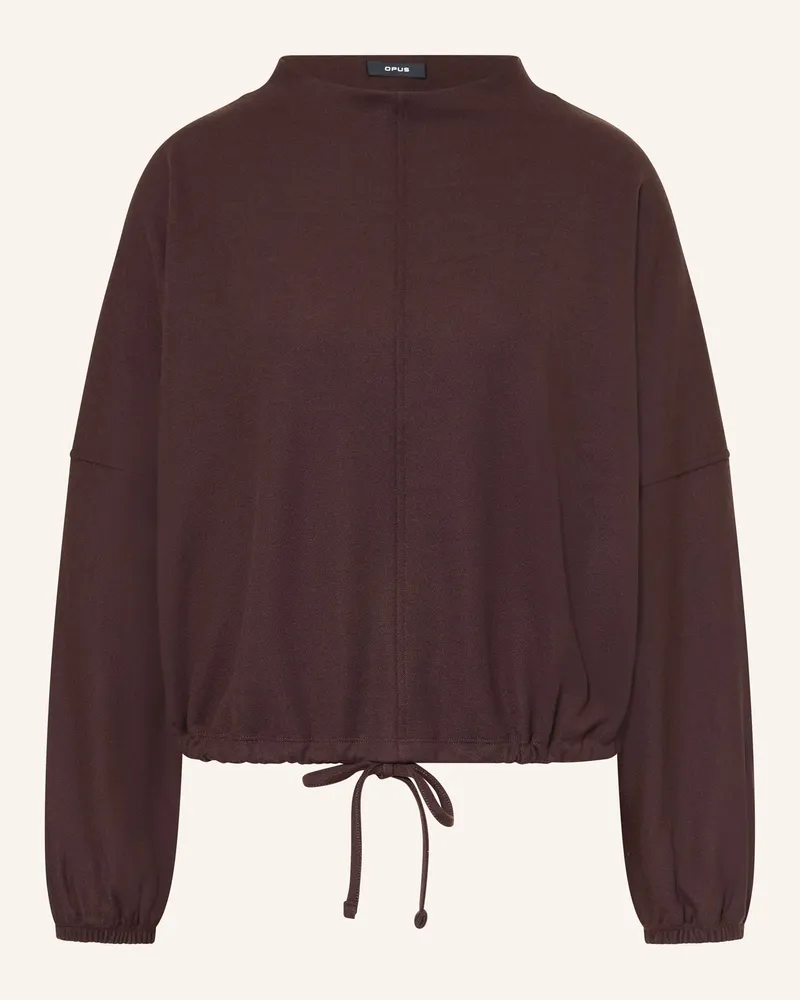 OPUS Sweatshirt Gumipa braun Dunkelbraun