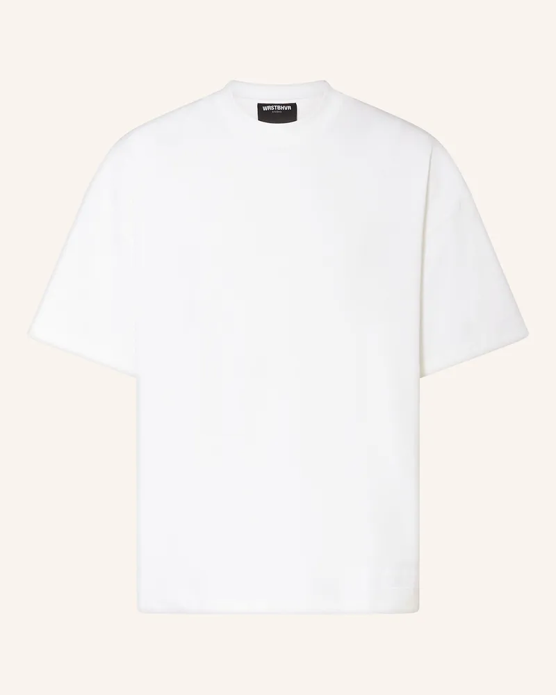 WRSTBHVR T-Shirt LATTICE Weiss
