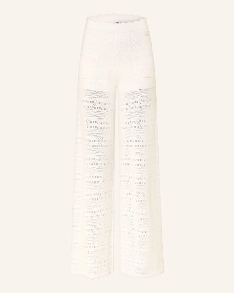 OH APRIL Strickhose Aurea weiss Weiss