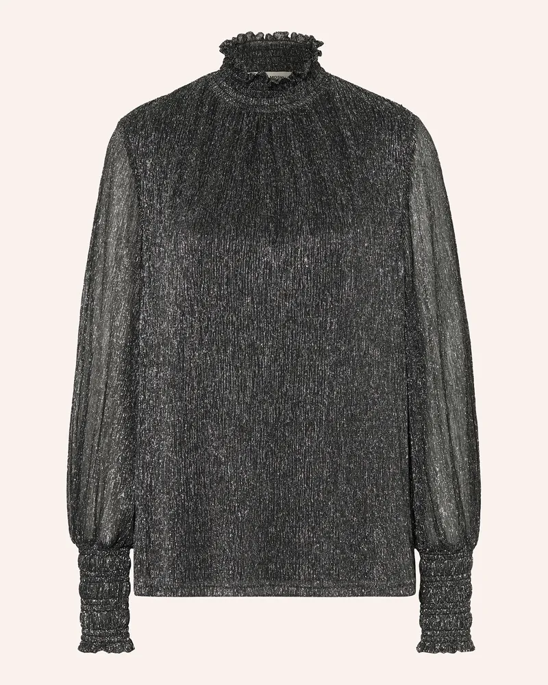 Mos Mosh Longsleeve MMXIMENA mit Glitzergarn Dunkelgrau