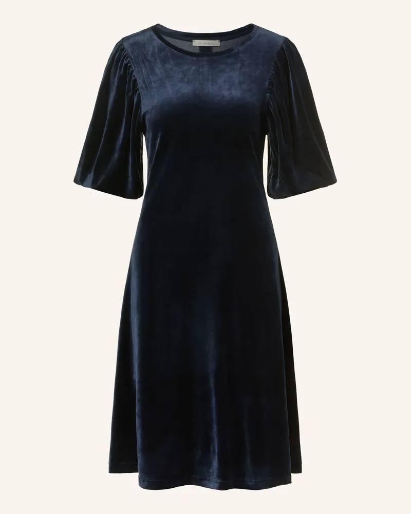 lilienfels Samtkleid blau Dunkelblau