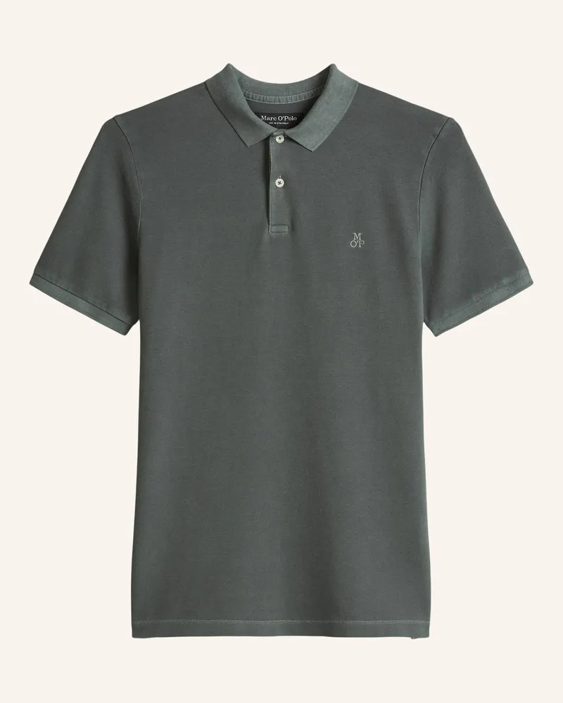 Marc O'Polo Piqué-Poloshirt Shaped Fit beige Grau
