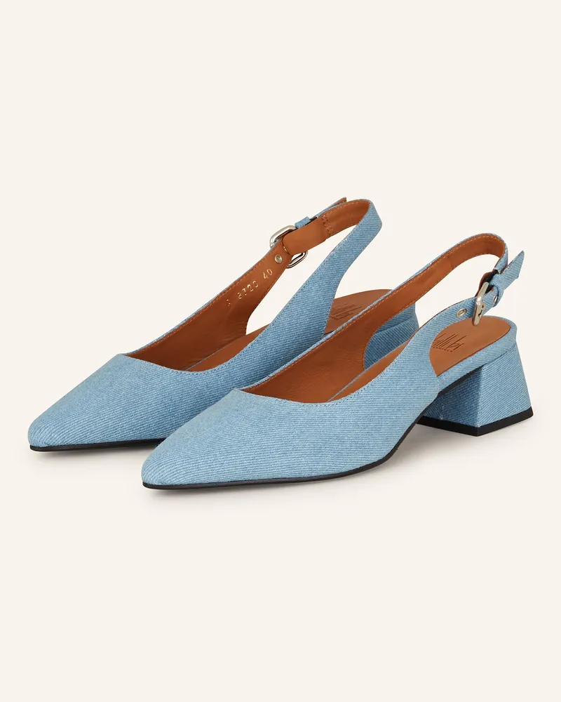 Billi Bi Slingpumps Hellblau