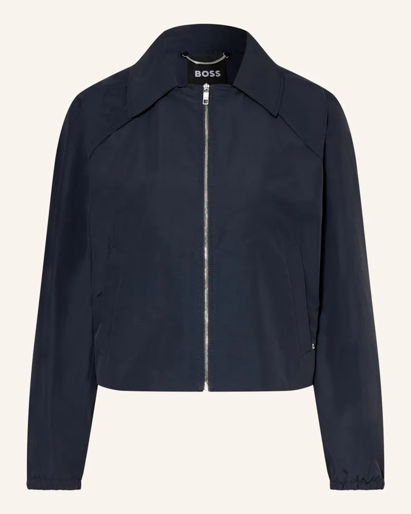 HUGO BOSS Trench-Jacke Cabasy blau Dunkelblau