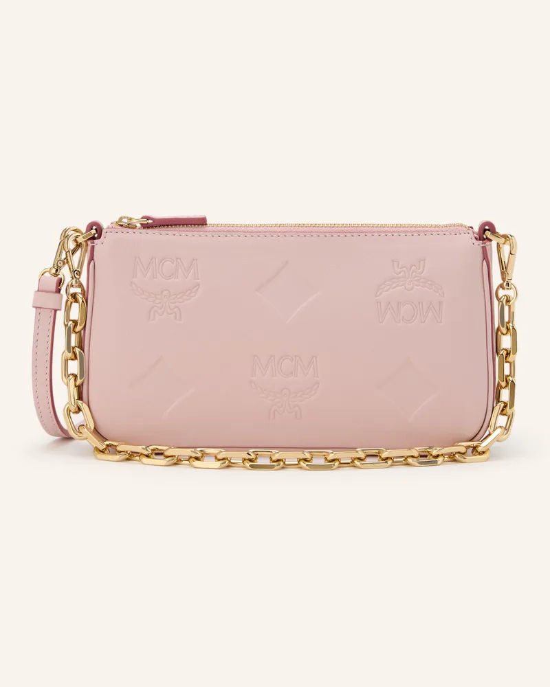 MCM Umhängetasche Aren Medium rosa Hellrosa