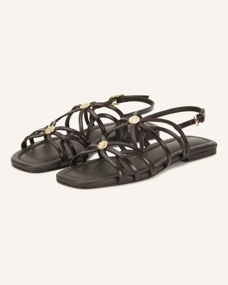 Claudie Pierlot Sandalen braun Dunkelbraun
