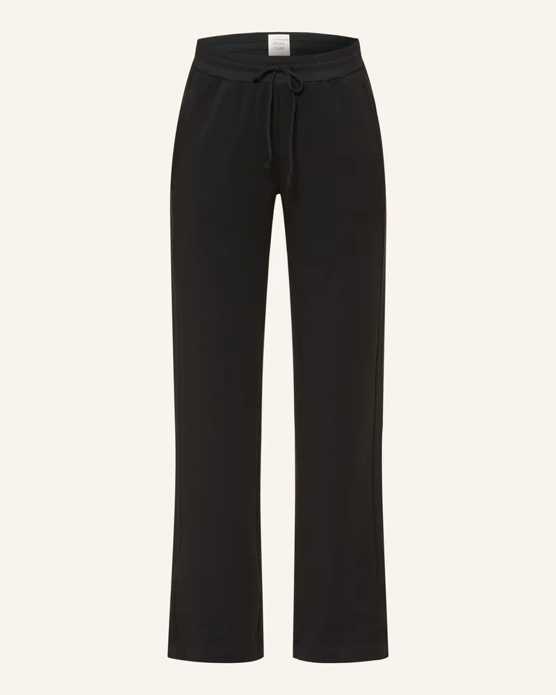 Schiesser Schlafhose MIX+RELAX Schwarz