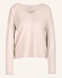 Trusted Handwork V-Neck 1/1-Sleeve T-Shirt Pink