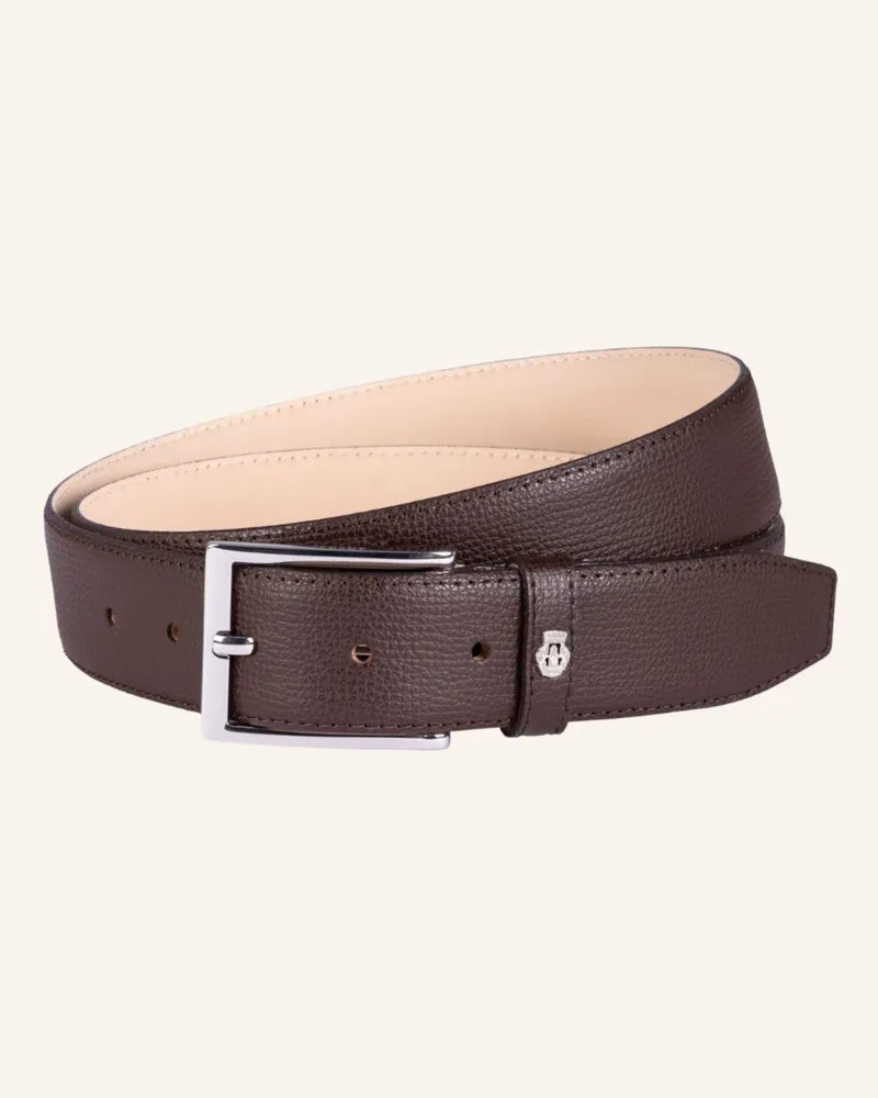 Roeckl Ledergürtel Liam 3,5 Cm braun Dunkelbraun