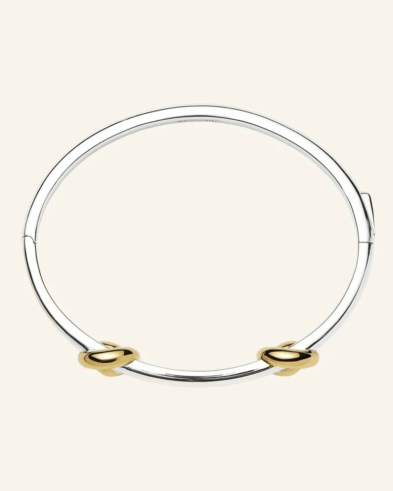 Missoma Armreifen Lucy Williams Knot Hinged Bangle By Glambou gold Gold