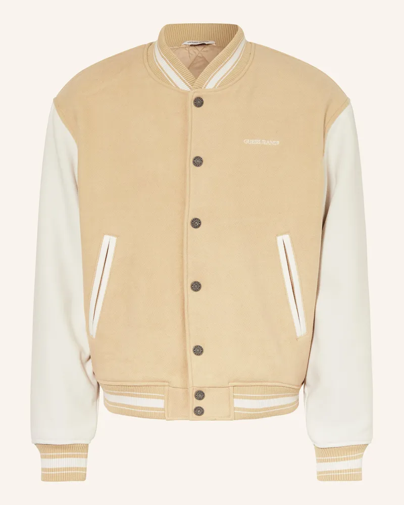 Guess College-Jacke Hellbraun